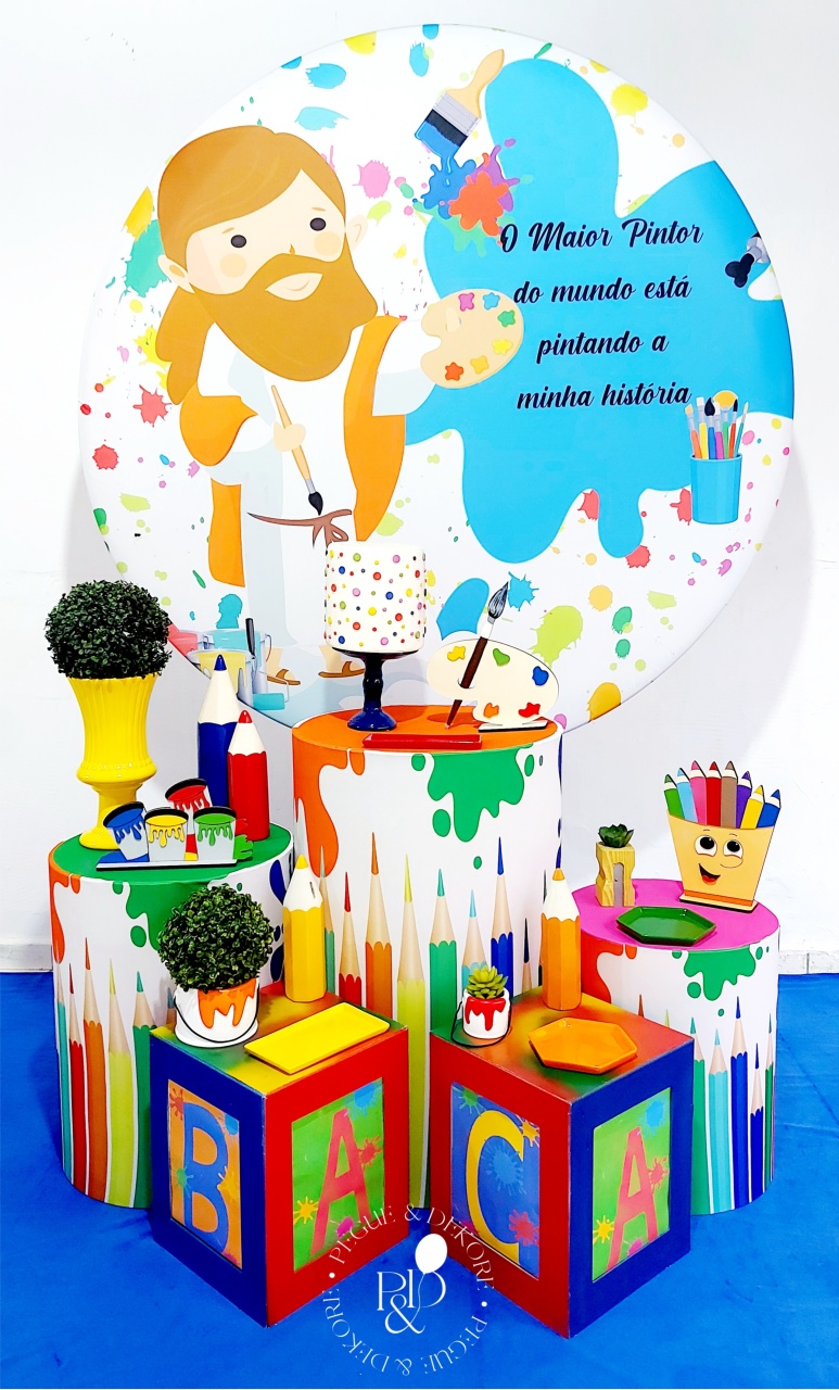 Kit Elegance O Maior Pintor Do Mundo - Coleção:fé - Pegue e Dekore