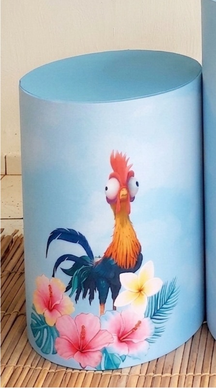 Capa de Cilindro Moana Galo M - Pegue e Dekore