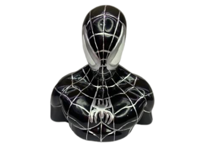 Busto Homem Aranha Preto - Pegue e Dekore