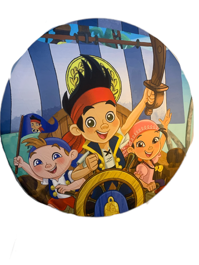 Painel Sublimado Jake E Os Piratas - Pegue e Dekore
