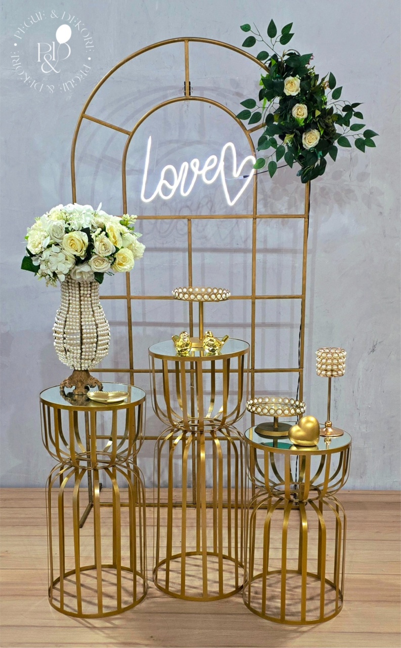 Kit Elegance Love Janela Com Pérola Coleção:amor - Pegue e Dekore