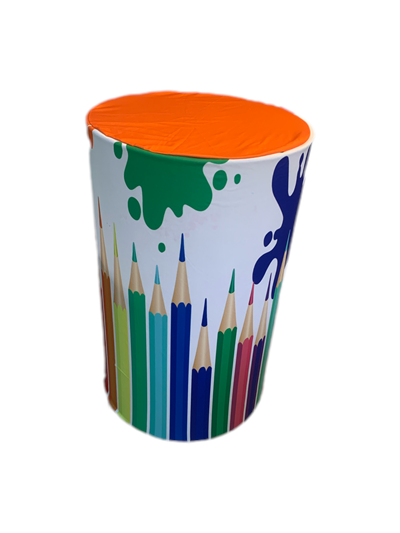 Capa de Cilindro Sublimada Abc M - Pegue e Dekore