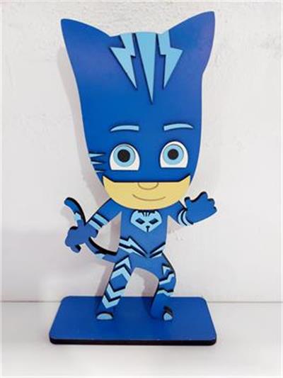 Display 3D  Menino Gato - Pegue e Dekore