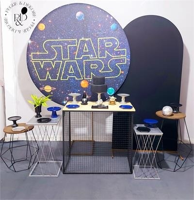 Star Wars (Mesas Telada/Mesas Trançadas/Mesas Diamante/Painel Lateral) - Pegue e Dekore