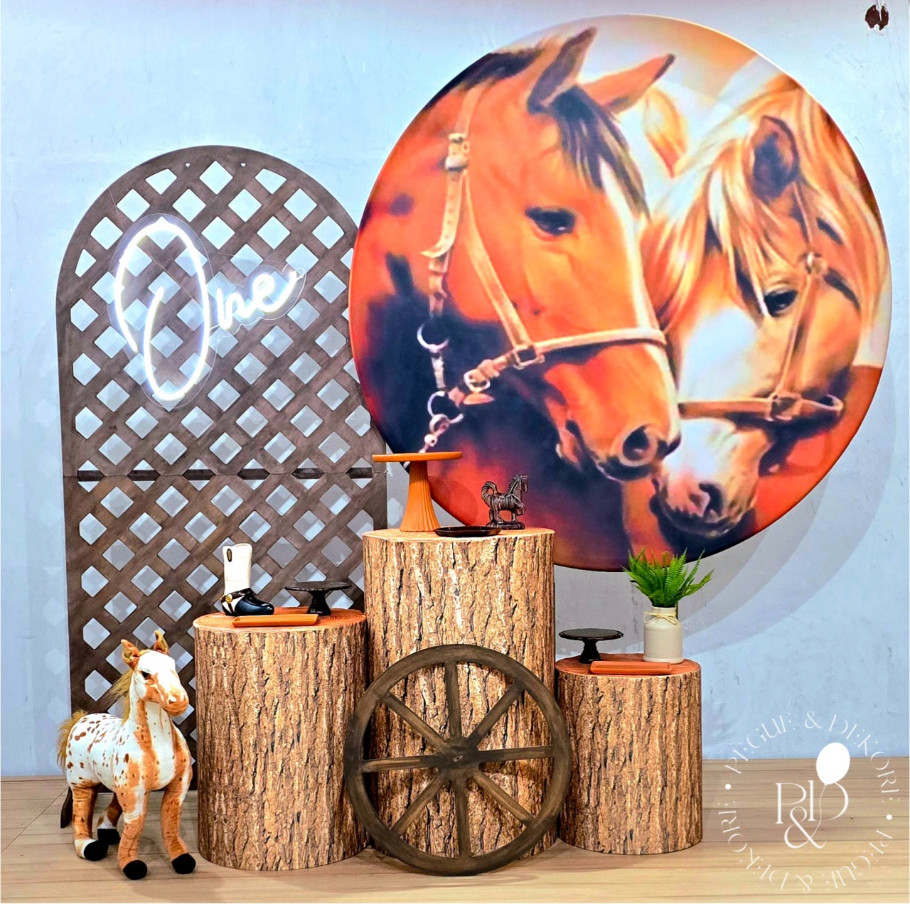 Kit Elegance Cavalos - Coleção:haras - Pegue e Dekore