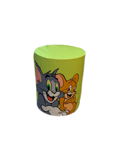 Capa de Cilindro Sublimada Tom E Jerry P - Pegue e Dekore