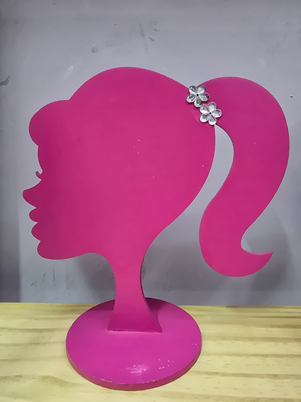 Display 3D Cabeça da Barbie - Pegue e Dekore