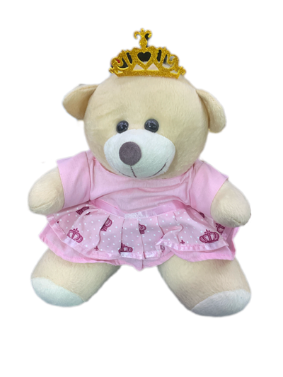 Pelúcia Ursinha Princesa G - Pegue e Dekore