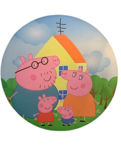 Painel Sublimado Pepa Pig - Pegue e Dekore