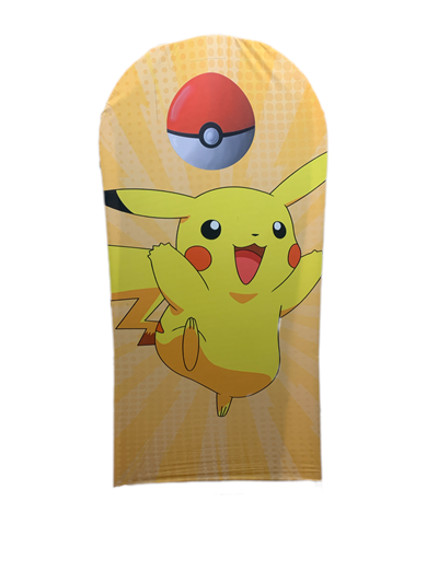 Capa Lateral Sublimada Pokémon Mod 2 - Pegue e Dekore