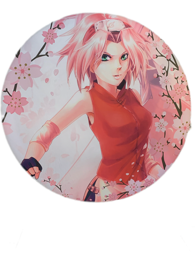 Painel Sublimado Sakura (Naruto)  - Pegue e Dekore