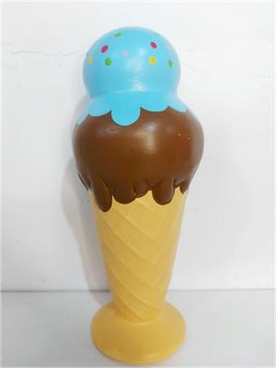 Sorvete Duas Bolas Azul - Pegue e Dekore