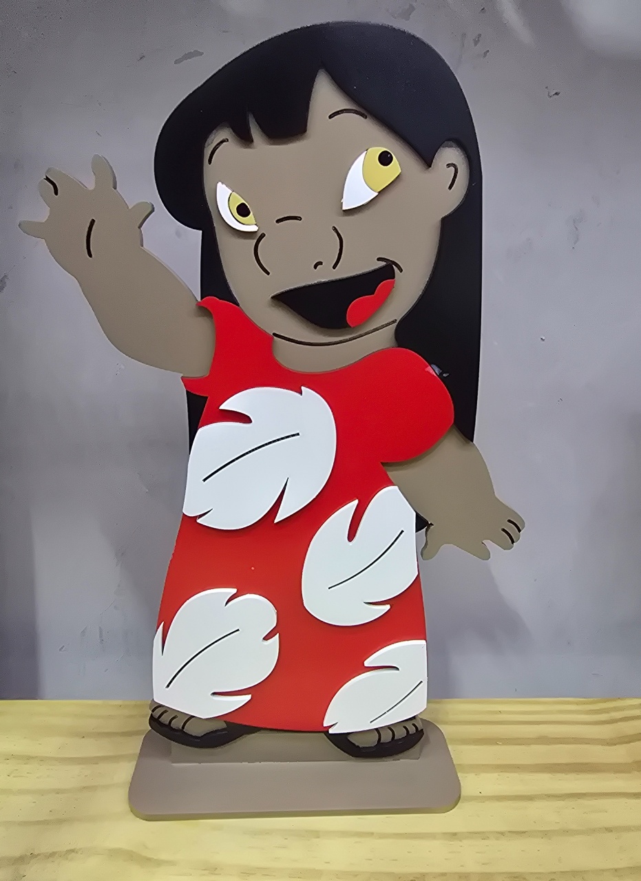 Display 3D Sticht Lilo - Pegue e Dekore
