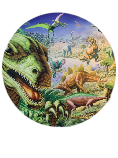 Painel Sublimado Dinossauro - Pegue e Dekore