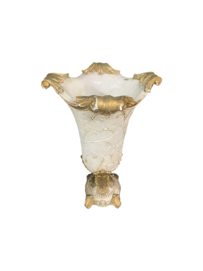Vaso de Luxo Branco - Pegue e Dekore