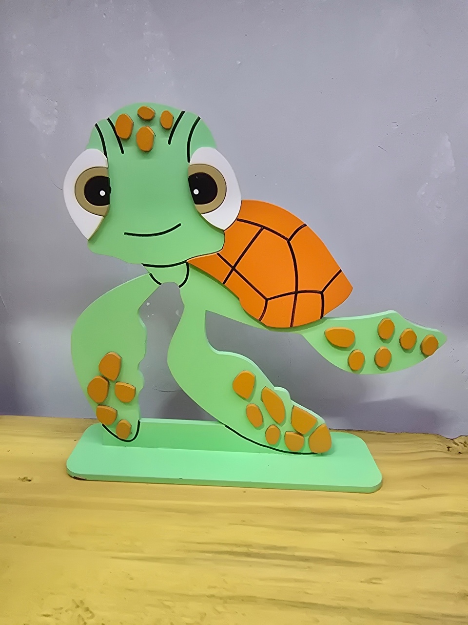 Display 3D Procurando Nemo Tartaruga - Pegue e Dekore