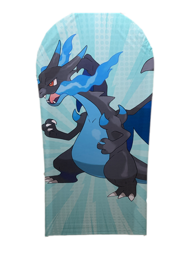Capa Lateral Sublimada Pokémon Mod 3 - Pegue e Dekore