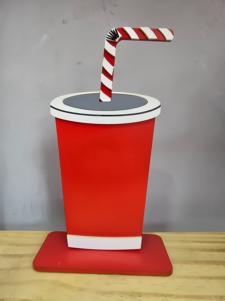 Display 3D Copo Refrigerante  - Pegue e Dekore
