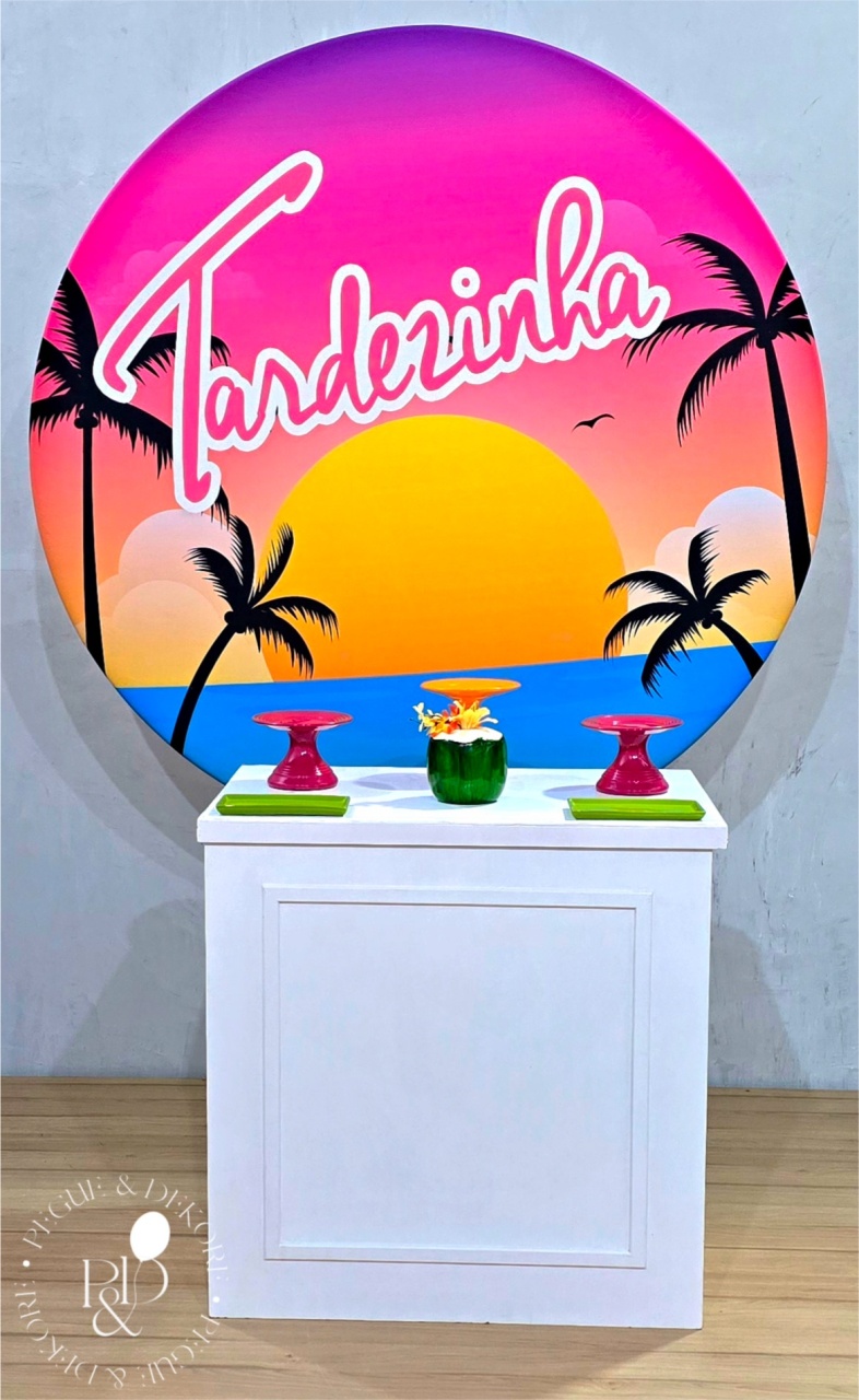 Kit Essencial Tardezinha - Coleção: Praia & Diversão - Pegue e Dekore
