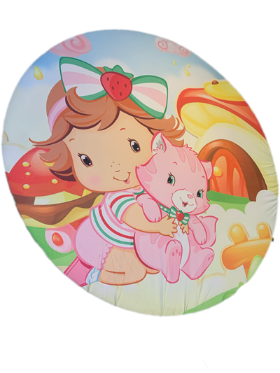 Painel Sublimado Moranguinho Baby - Pegue e Dekore