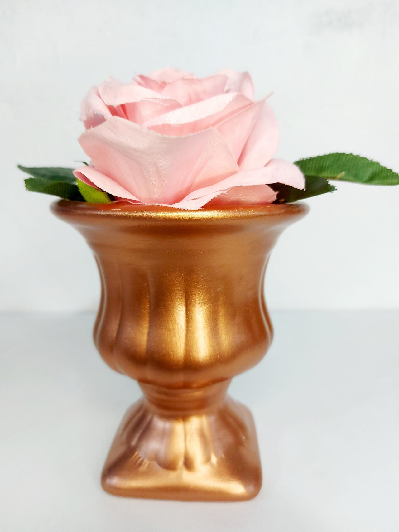 Vaso Greguinho Rose Gold - Pegue e Dekore