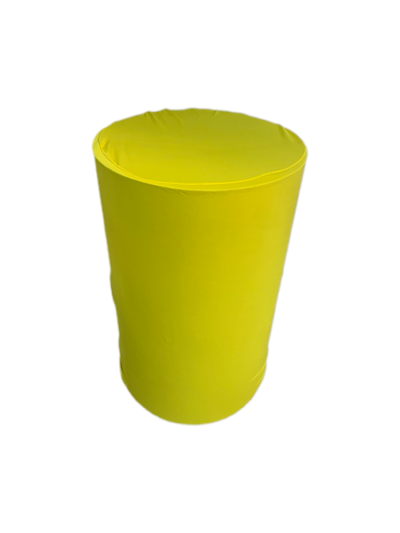 Capa de Cilindro Lisa Amarelo G - Pegue e Dekore