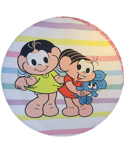 Painel Sublimado Mônica E Magali - Pegue e Dekore