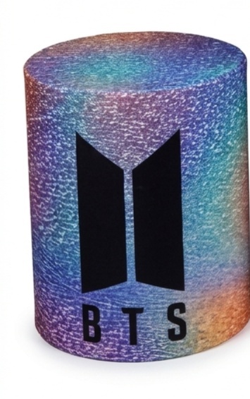 Capa de Cilindro Bts P - Pegue e Dekore