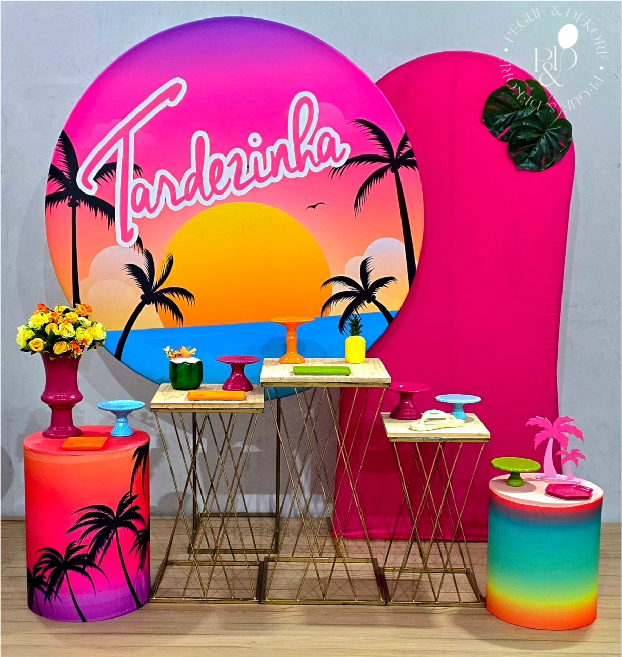Kit Elegance Tardezinha Trançada/Lateral - Coleção: Praia & Diversão - Pegue e Dekore