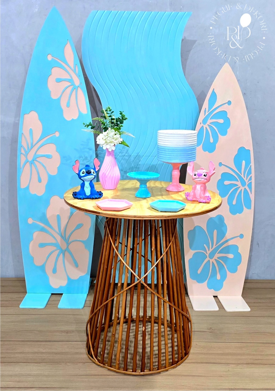 Kit Elegance Stitch E Angel - Coleção: Praia & Diversão - Pegue e Dekore