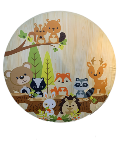 Painel Sublimado Bosque - Pegue e Dekore