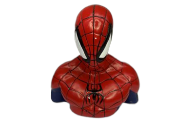 Busto Homem Aranha Vermelho - Pegue e Dekore