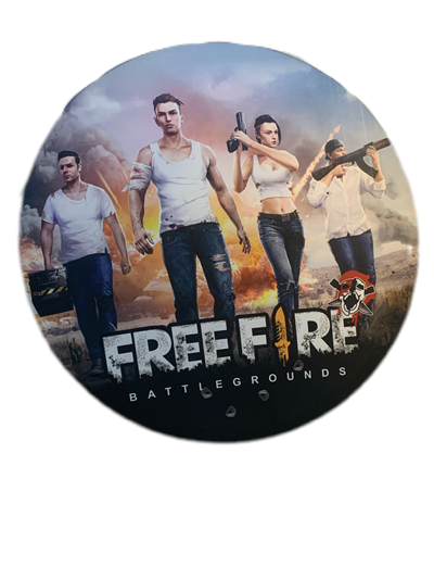 Painel Sublimado Free Fire - Pegue e Dekore