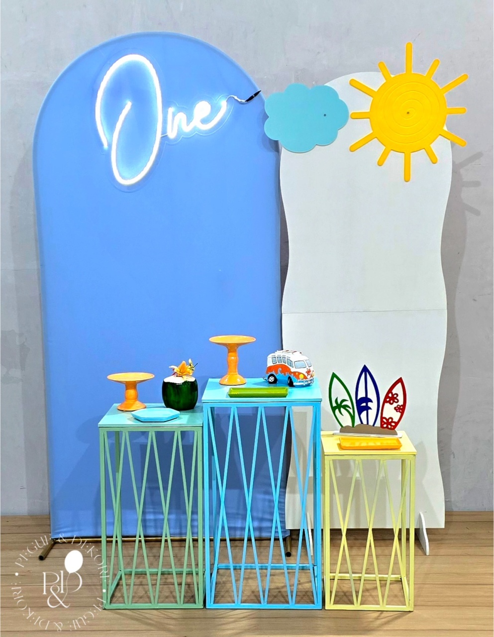 Kit Elegance Praia (K6369) - Coleção: Praia & Diversão - Pegue e Dekore