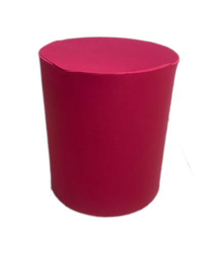 Capa de Cilindro Lisa Rosa Pink P - Pegue e Dekore