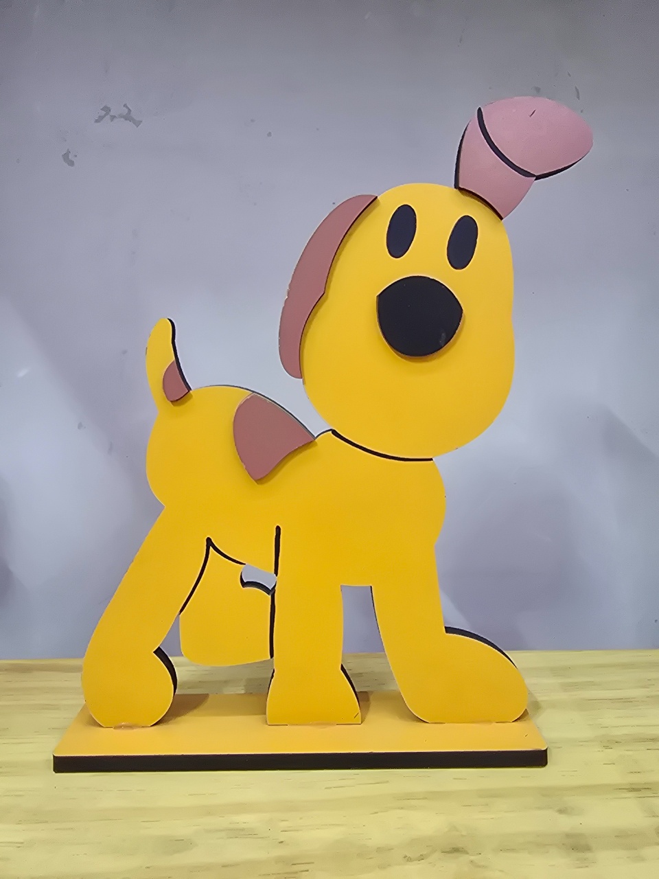 Display 3D Cachorro Pocoyo - Pegue e Dekore