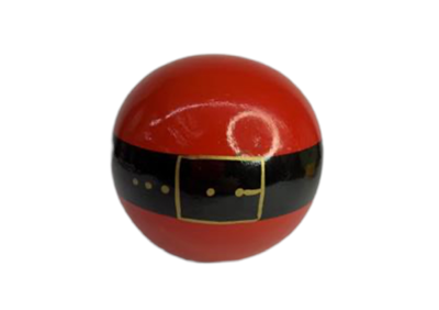 Bolinha Cinta Papai Noel - Pegue e Dekore