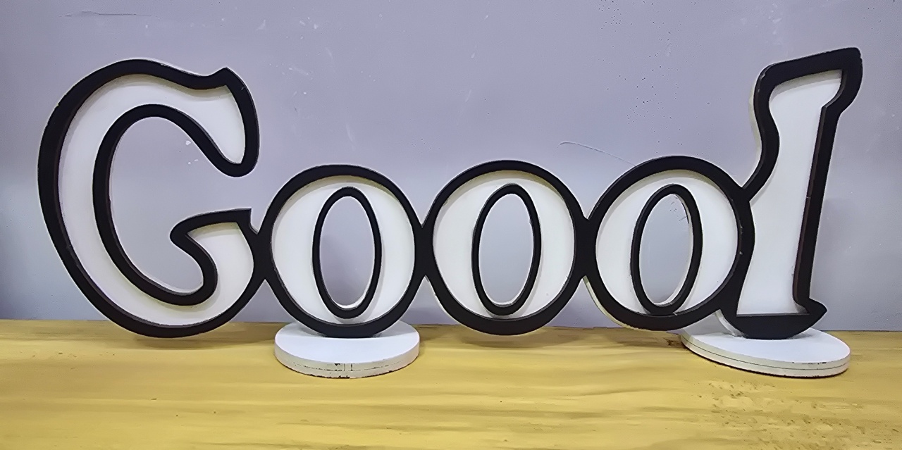 Display 3D Placa Goool - Pegue e Dekore