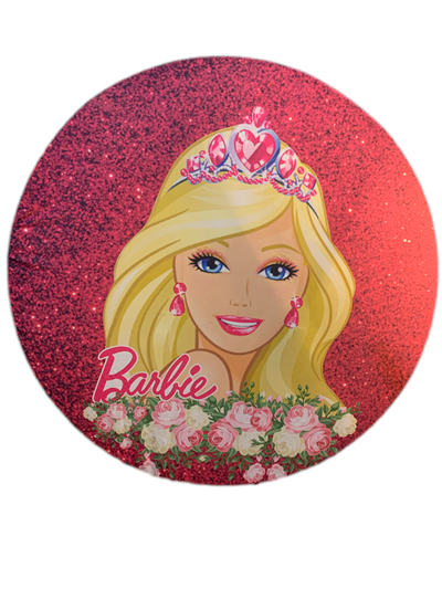 Painel Sublimado Barbie Cabeça Mod1 - Pegue e Dekore