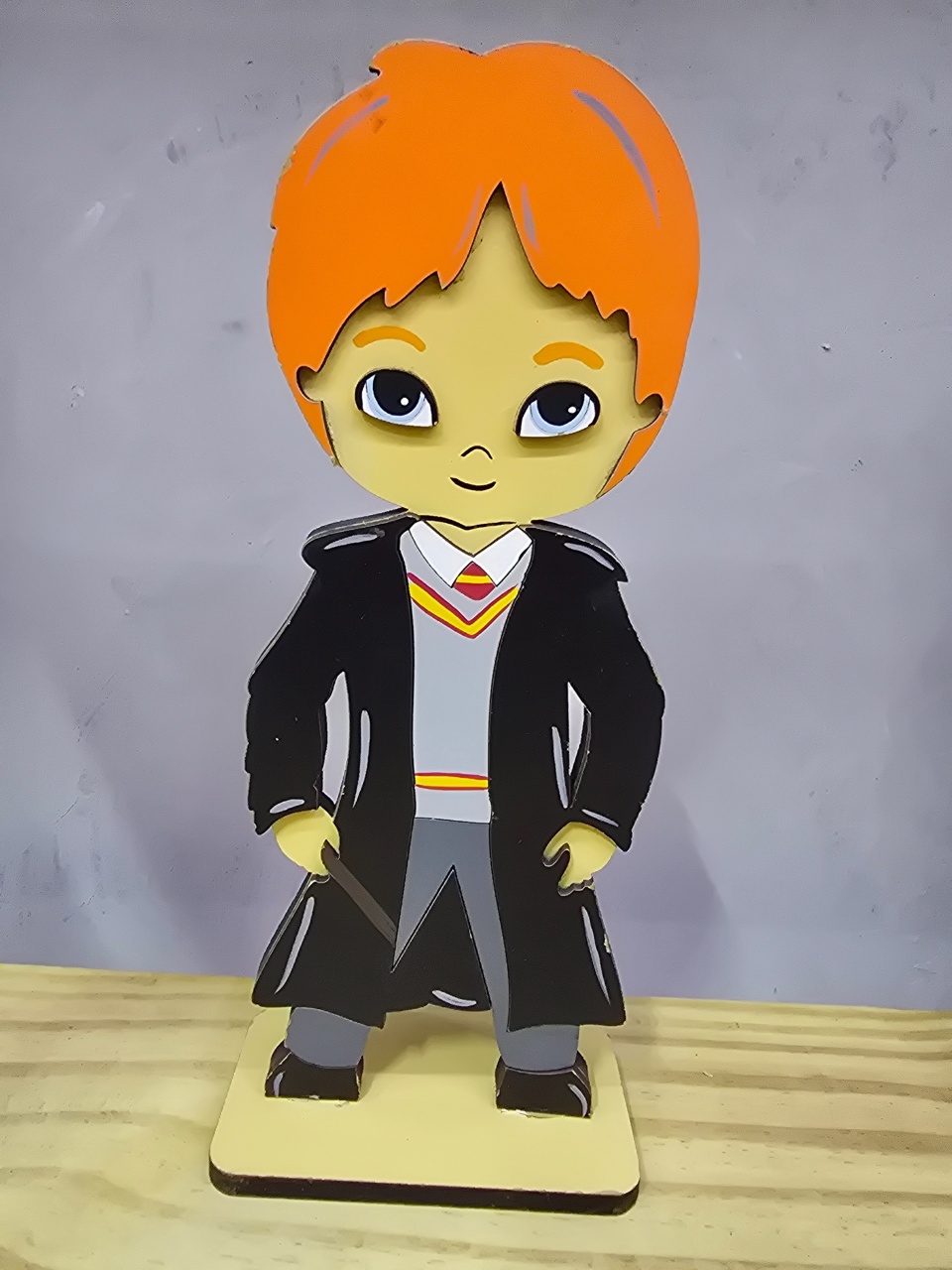 Display 3D Personagem Harry Potter Menino  - Pegue e Dekore