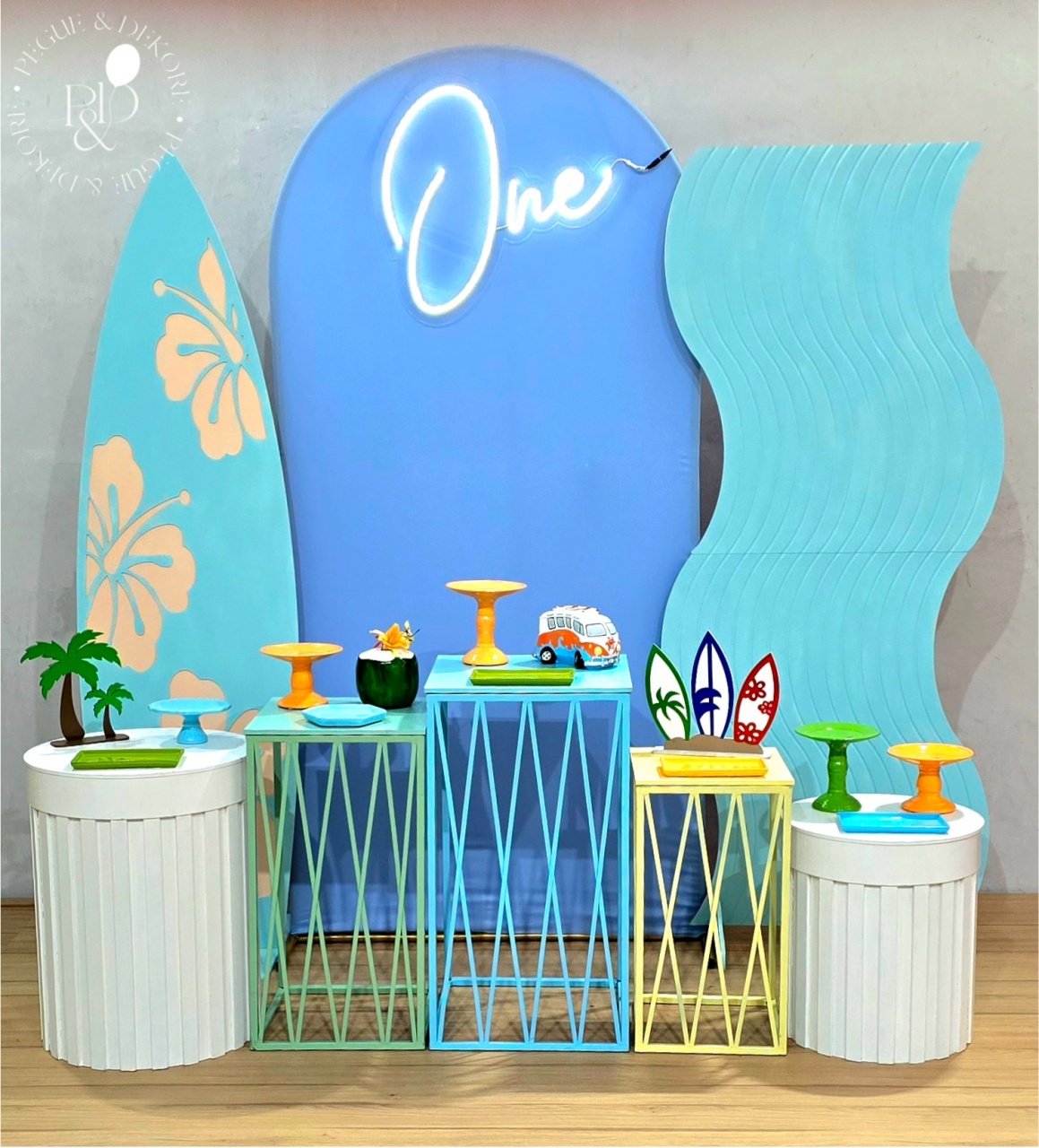 Kit Elegance Praia (K9631) - Coleção: Praia & Diversão - Pegue e Dekore
