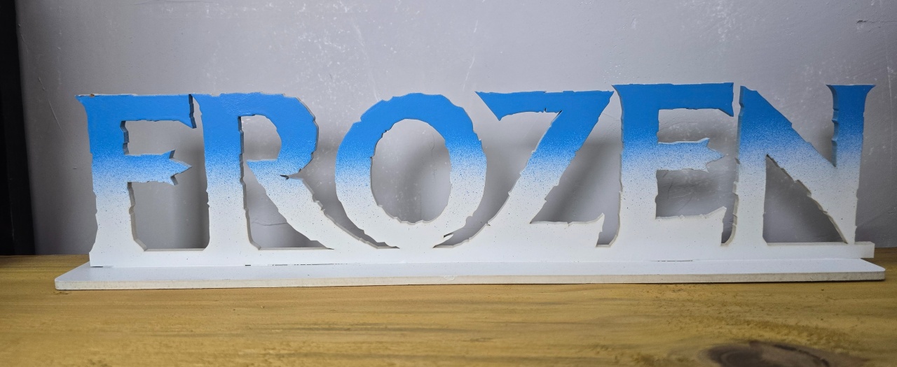 Display 3D Frozen - Pegue e Dekore