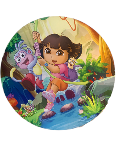 Painel Sublimado Dora Aventureira - Pegue e Dekore