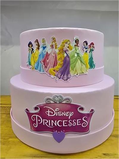 Bolo Fake Princesas - Pegue e Dekore
