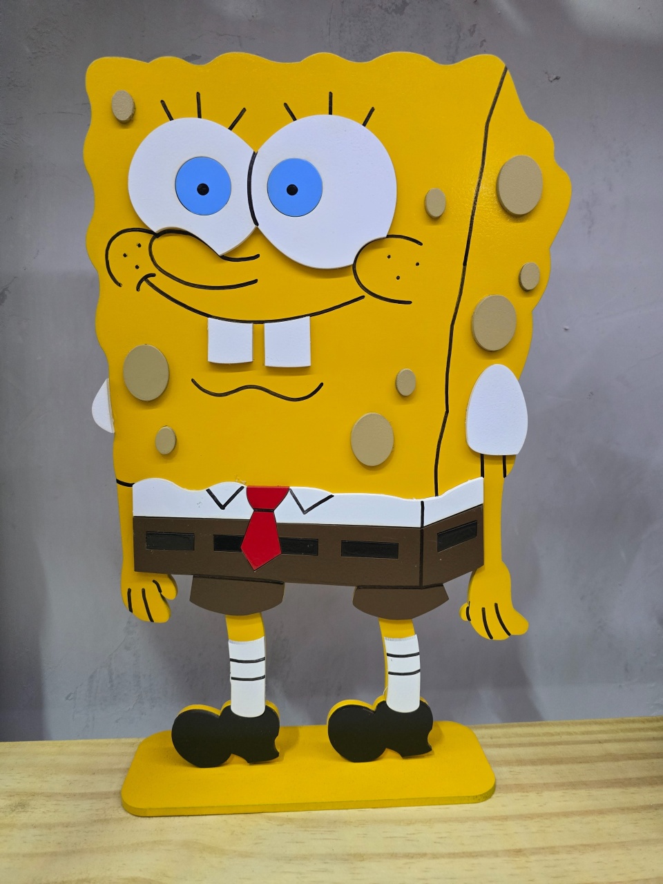 Display 3D Bob Esponja  - Pegue e Dekore
