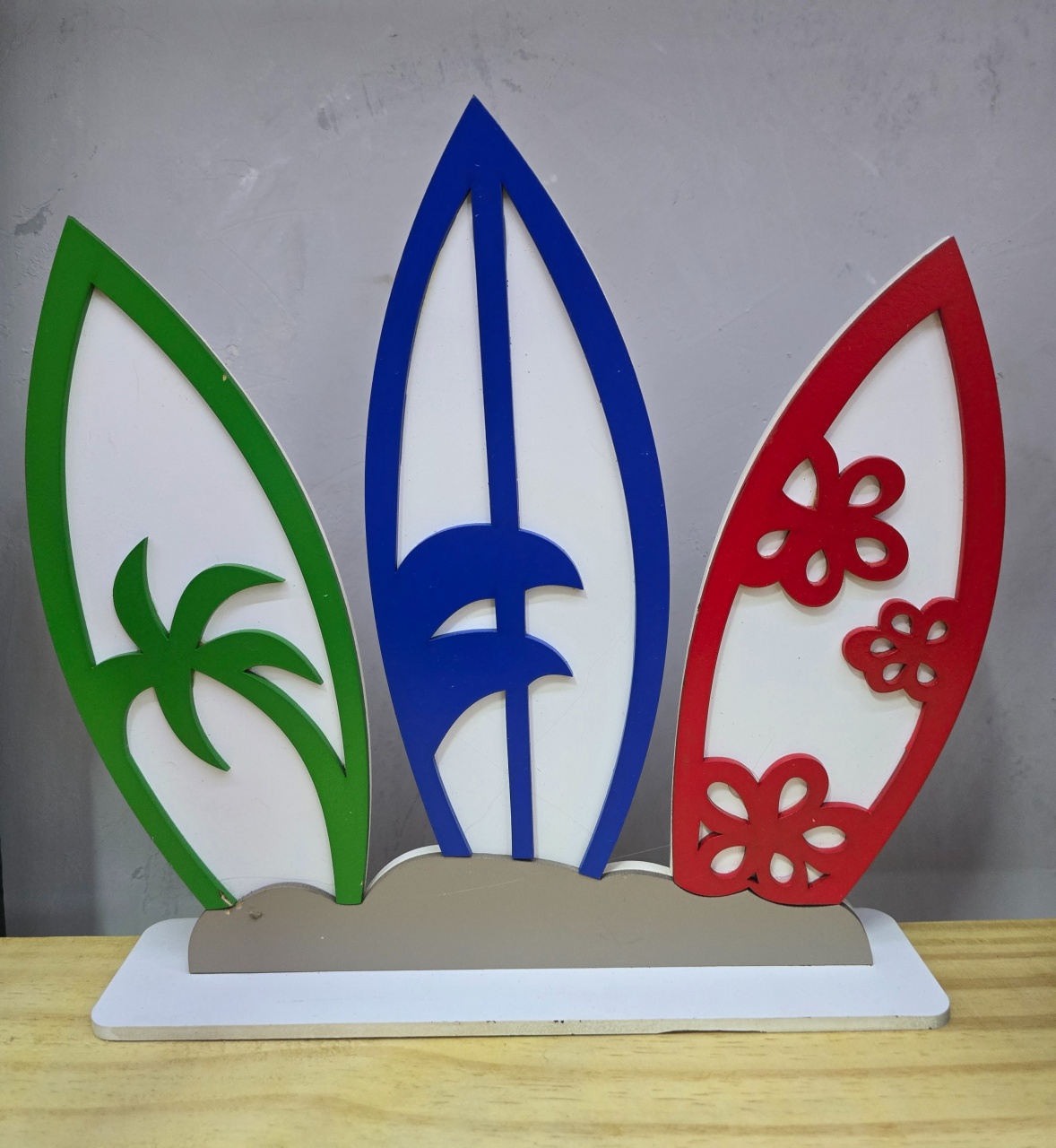 Display 3D Prancha Trio - Pegue e Dekore