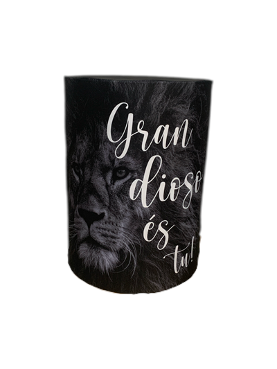 Capa de Cilindro Sublimada Leoa de Judá M - Pegue e Dekore