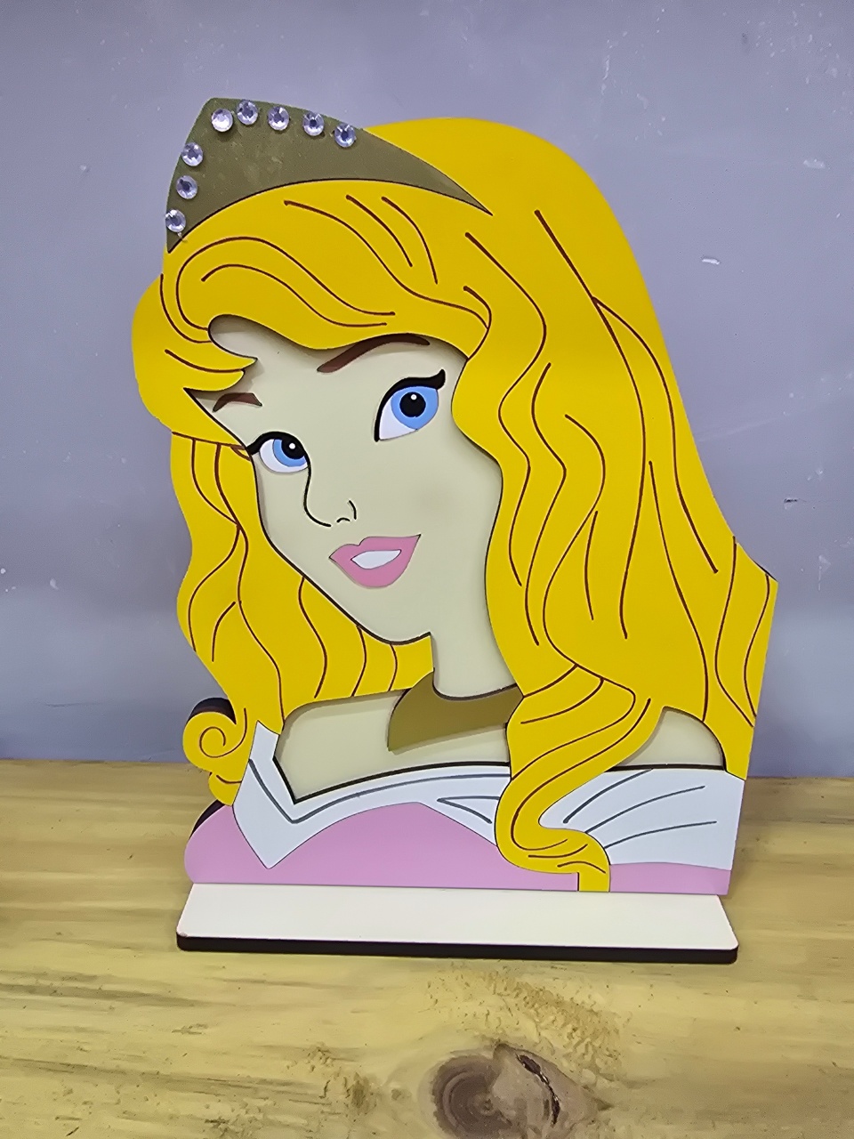 Display 3D Princesa Aurora - Pegue e Dekore