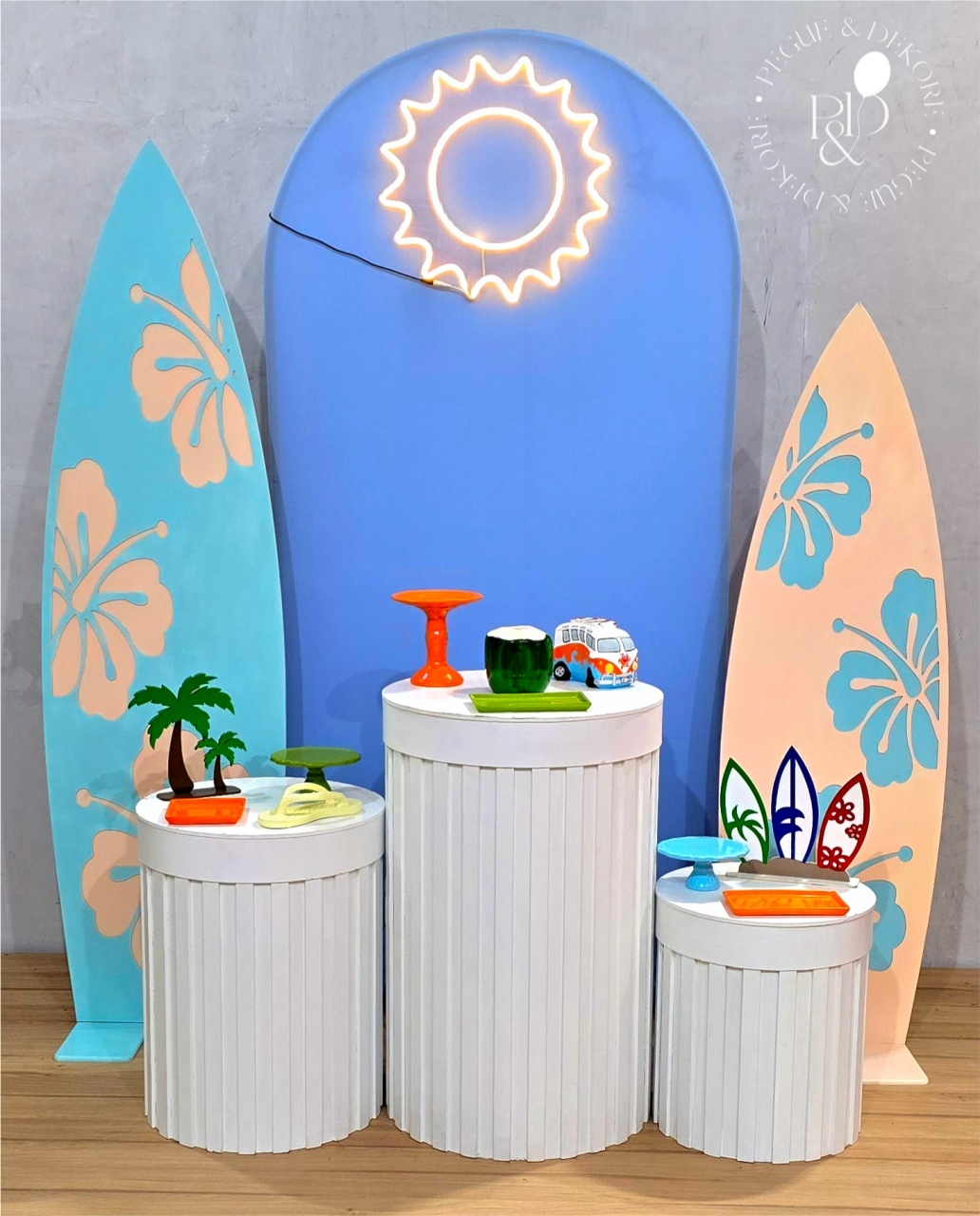 Kit Elegance Praia (K6756) - Coleção: Praia & Diversão - Pegue e Dekore
