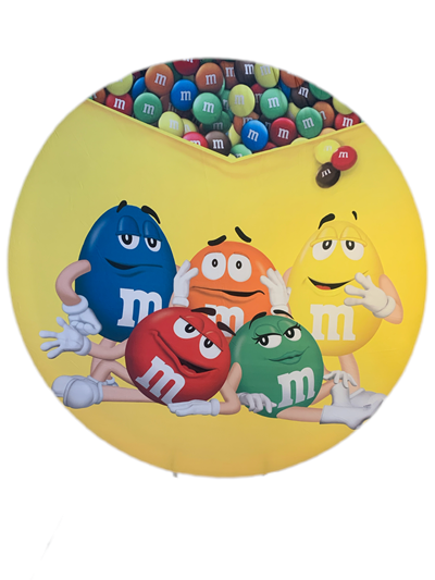 Painel Sublimado M&Ms - Pegue e Dekore